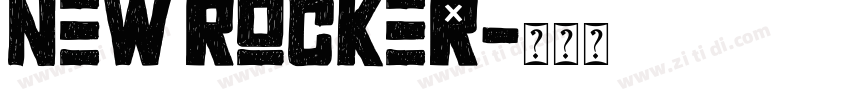New Rocker字体转换